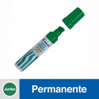 MARCADOR PERMANENTE PUNTA BISELADA SCA6600 COLOR VERDE RECARGABLE