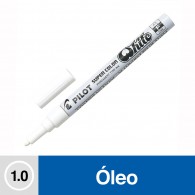 MARCADOR PERMANENTE OLEO PUNTA FINA BLANCO