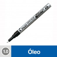 MARCADOR PERMANENTE OLEO PUNTA FINA PLATA