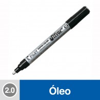 MARCADOR PERMANENTE OLEO PUNTA REDONDA PLATA