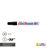 MARCADOR PERMANENTE OLEO PUNTA REDONDA 400 COLOR NEGRO