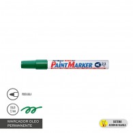 MARCADOR PERMANENTE OLEO PUNTA FINA 400 COLOR VERDE