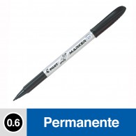 MARCADOR PERMANENTE PILOT PARA CD  NEGRO PUNTA MEDIA CUERPO PLÁSTICO  SCA-EF 0.9MM