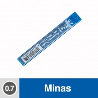 MINAS 0,7 MM 2B NEGRA PILOT