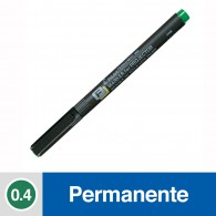 MARCADOR TRANSPARENTE PERMANENTE PUNTA FINA SCOHF VERDE PILOT