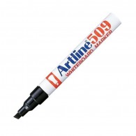 MARCADOR PIZARRA RECARGABLE PUNTA BISELADA 509 NEGRO