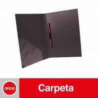 CARPETA VINIL OFICIO CON GUSANO NEGRO DATA ZONE 