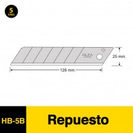 REPUESTO PARA CUCHILLO CARTONERO GRANDE  H1 OLFA