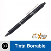 LAPIZ PASTA BORRABLE NEGRO FRIXION BALL CLICKER 0.7 MM