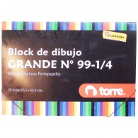 BLOCK DIBUJO N99 1/4 20 HOJAS