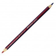 LAPIZ BICOLOR AZUL/ROJO DELGADO TRIANGULAR