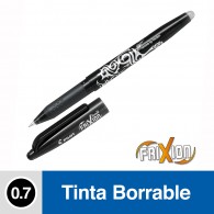 LAPIZ PASTA BORRABLE NEGRO FRIXION BALL 0.7 MM