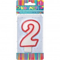 VELA CUMPLEAÑOS NUMERO 2