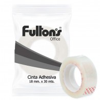 CINTA ADHESIVA TRANSPARENTE 18 MM 30 MT