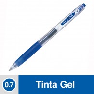 LAPIZ GEL 0.7 MM PUNTA MEDIA AZUL POPLOL