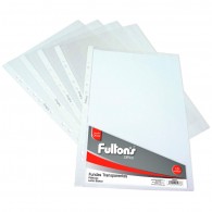 FUNDA PARA ARCHIVO PLASTICA OFICIO BLANCO 10 UN
