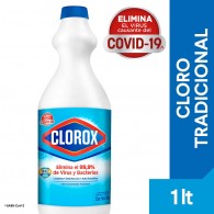 CLORO TRADICIONAL 1 LITRO CLOROX