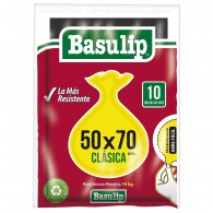 BOLSA BASURA PLANA 50X70 10 UN