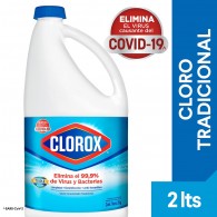CLORO TRADICIONAL 2 LITROS CLOROX