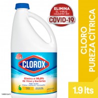 CLORO AROMA LIMÓN 1,9 LITROS CLOROX