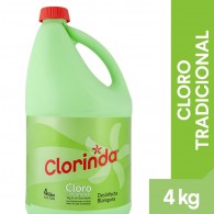 CLORO CONCENTRADO 4 LITROS CLORINDA