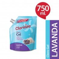 CLORO GEL LAVANDA 750ML CLORINDA DOYPACK