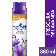 POETT DESODORANTE AMBIENTAL AEROSOL LAVANDA LATA 360 ML