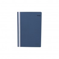 CARPETA CON ACCOCLIP VINIL OFICIO AZUL TRANSPARENTE  TORRE