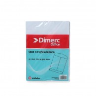 SOBRE  SACO  DIMERC 1/2 OFICIO BLANCO  50 UNIDADES 90 G