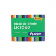 BLOCK DIBUJO LICEO N 60 20 HOJAS. DIS. IMAGINA TORRE
