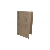 CARPETA  COLGANTE FLEJE METAL N°27 KRAFT 41 A 80 HOJAS BÚHO