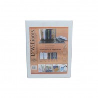 ARCHIVADOR CATALOGO 3 ANILLOS DE 1" BLANCO D´WILLIAMS