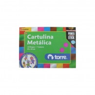 CARPETA CON PAPEL CARTULINA METALICA TORRE