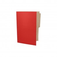 CARPETA  CARTULINA DIMERC CON PESTAÑA  PIGMENTADA ROJA BRILLANTE 41 A 80 HOJAS 