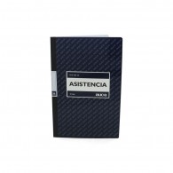LIBRO ADMINISTRATIVO REGISTRO ASISTENCIA 50 HOJAS N°AT-500-50 AUCA