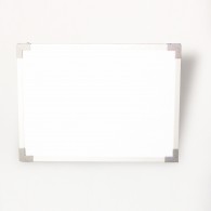 PIZARRA BLANCA MURAL MARCO ALUMINIO 30 X 40 CM