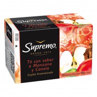 TE NEGRO CEYLAN CON SABOR MANZANA/CANELA 20 BOLSAS