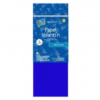 PAPEL SEDA AZUL BANDERA 22 GRS 50X75 BOLSA