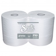 TOALLA PAPEL  AUTOCORTE HOJA SIMPLE 2 ROLLOS X 250 MT