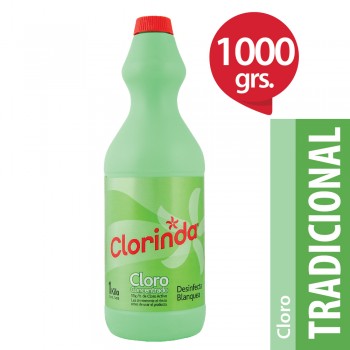 CLORO CONCENTRADO 1 LITRO CLORINDA 