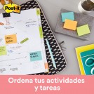 NOTA ADHESIVA 653 NEON 100 HOJAS X 4 UN