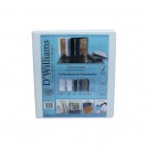 ARCHIVADOR CATÁLOGO CARTA 2 ANILLOS DE 1/2 PULGADAS BLANCO PARA 150 HOJAS D´WILLIAMS 