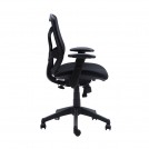 SILLA ESCRITORIO IDENTITY ERGONOMICA RESPALDO MEDIO CON BRAZO NEGRO