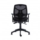 SILLA ESCRITORIO IDENTITY ERGONOMICA RESPALDO MEDIO CON BRAZO NEGRO