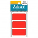 ETIQUETA 35 X 70 MM COLOR ROJO FLUOR 30 UN