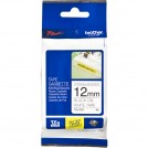 CINTA TZE-S231 NEGRO/BLANCO 12 MM BROTHER