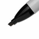 MARCADOR PERMANENTE PUNTA BISELADA  NEGRO CHISEL