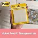 NOTA ADHESIVA 73 X 73 MM TRANSPARENTE 36 HOJAS