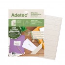 ETIQUETA INJET/LASER ECOLOGICA CARTA 101X34 MM 10 HOJAS
