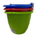 BALDE REDONDO SIN TAPA COLORES SURTIDO 10 LT